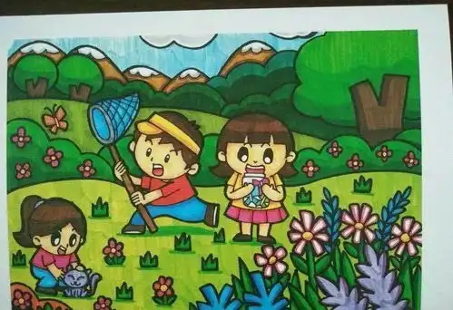 超实用的儿童简笔画素材100张,这配色也太绝了,赶快收藏备用
