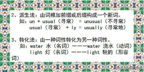 英语老师透露英语语法只需一张纸,3天学完6年知识仅发一次