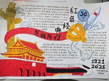 记中国共产党建党100周年校园活动之红色经典与我同行手抄报比赛圆满落下帷幕