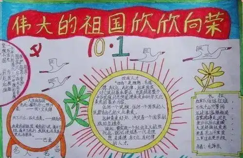 一篇就够2020国庆节手抄报来了模板古诗词好句好段名言名篇