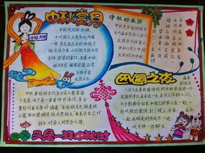 中秋小报图片