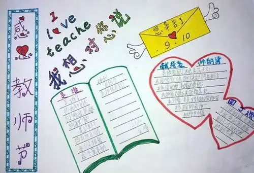 教师节贺卡制作主题墙手抄报教师节祝福语素材快收藏吧