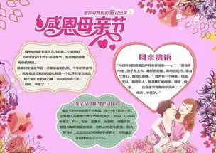 母亲节到了,手抄报贺卡全攻略内含班会资源班级活动策划