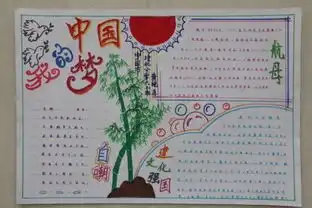我的中国梦手抄报图片