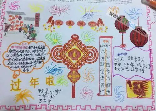 祖孙三代手抄报四年级