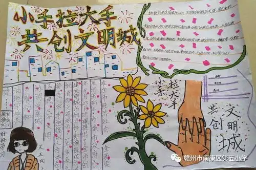 小手拉大手共创文明城