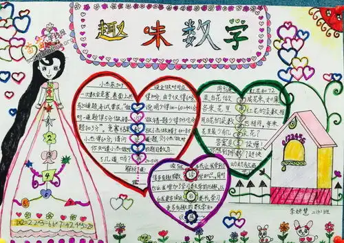 小学生趣味数学手抄报图片大全资料