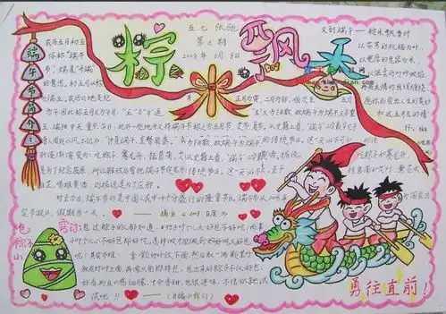 关于端午节的手抄报图片