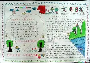 讲文明讲礼貌,手抄报怎么写