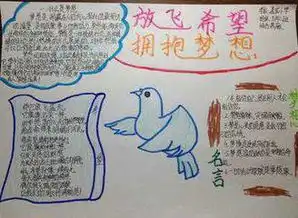 关于放飞心愿拥抱快乐手抄报的内容