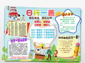 word日行一善小报文明礼仪美德道德教育手抄报电子小报图片模板worddoc设计图下载道德与法治手抄报大全编号18299154