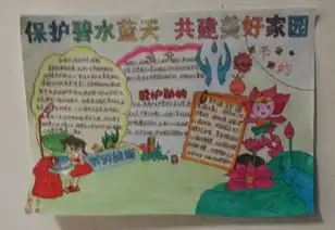 共筑碧海蓝天手抄报内容