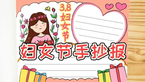 小学生三八妇女节手抄报模板,简单又漂亮,家长可收藏备用