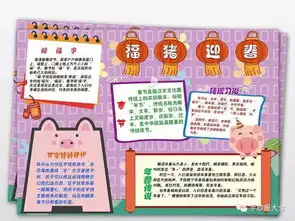 猪年春节手抄报手抄报图片边框版式大全