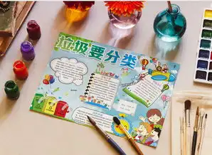 清新垃圾分类小报手抄报word模板下载熊猫办公