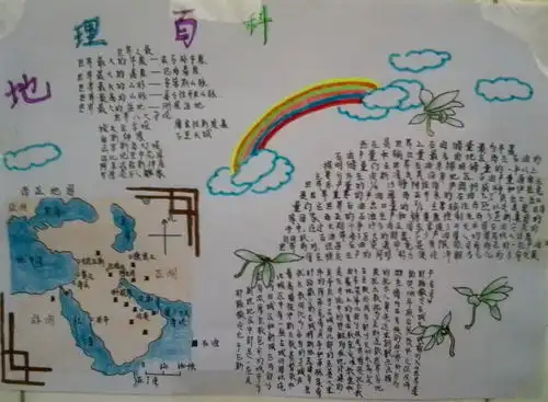 地理百科手抄报内容