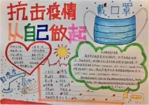 聊城四中高一学生用抗疫主题作品为武汉加油