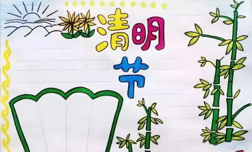 清明节快到了清明来历习俗诗词谚语手抄报范文合集,为孩子收藏感受传统文化