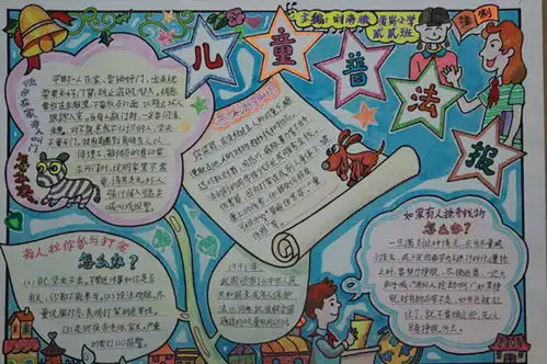儿童普法手抄报内容