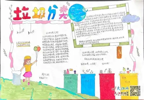 柴桑区第六小学垃圾分类我行动环保意识入童心组图