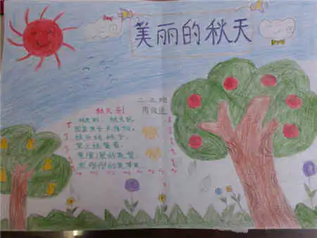 关于秋天的手抄报图片秋果香