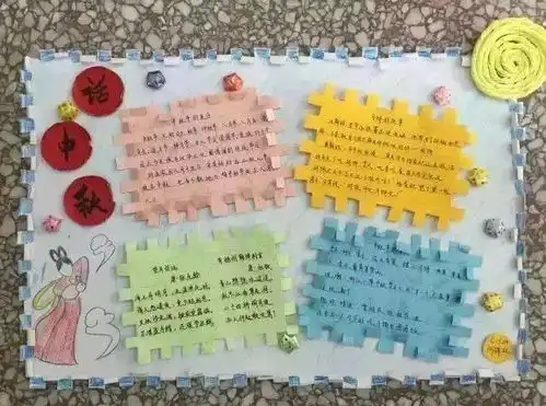 小学作文素材中秋节手抄报图片素材模板文字